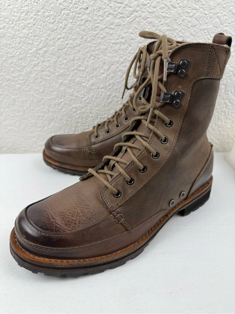 Sorel | Leather Moc Toe Lace-Up Boots Brown | Men's 9.5